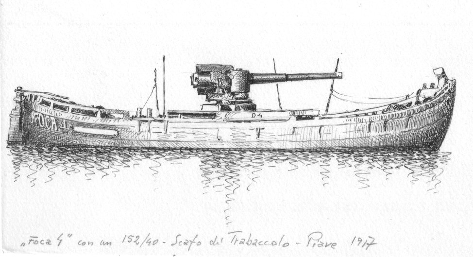 1917 - Piave - Trabaccolo 'Foca 4'